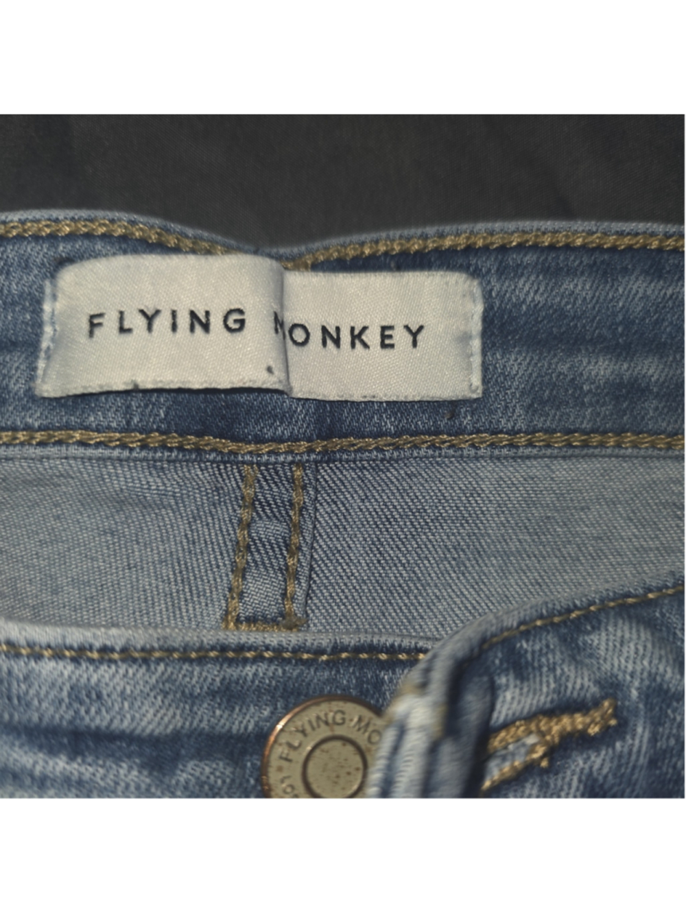 Women's Flying Monkey Wide Leg Jeans Blue Size 27 - Picture 2 of 4
